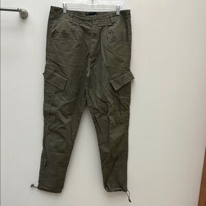 ASOS Green Cargo Pants with Adjustable Hem